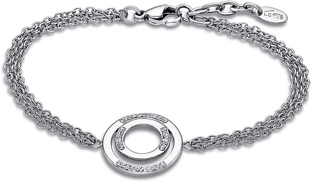 Bracelet Femme Lotus Style Strass Bliss acier-LS1883-2/1