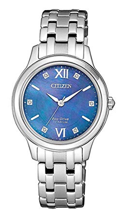 Montre Citizen Femme Analogue Quartz Watch with Titanium Strap EM0720-85N