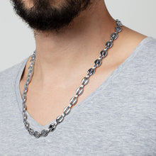 Charger l&#39;image dans la galerie, COLLIER LOTUS STYLE URBAN MAN ACIER, HOMME LS2140-1/1
